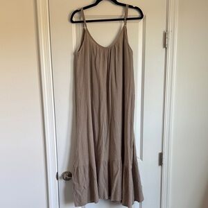 Mable Chic Tan Maxi Dress